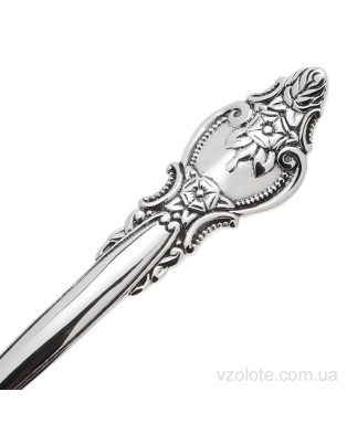 Срібна велика столова ложка Розочка (арт. 8100411)