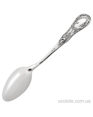 Срібна десертна ложка Весна (арт. 8100236)