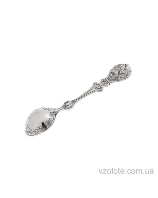 Срібна кавова ложка Янгол-охоронець (арт. 8100068)
