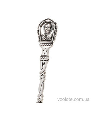 Срібна кавова ложка Микола Чудотворець (арт. 8100267)