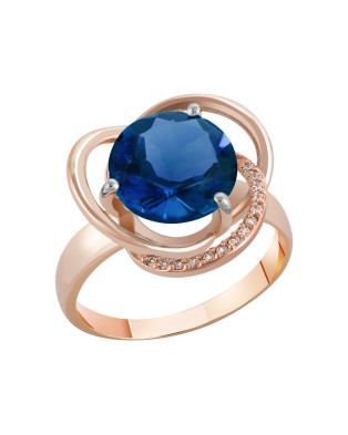 Золота каблучка з топазом (арт. 1190433101тг) Золота каблучка з топазом (арт. 1190433101тг)