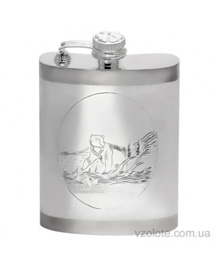 Срібна фляга Ведмідь (арт. 0706815000-2)