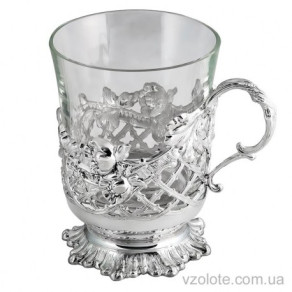 Срібний підсклянник Іріос (арт. 0702502000-2)